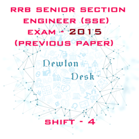 RRB Senior Section Engineer Exam Paper 2015 Shift- 4