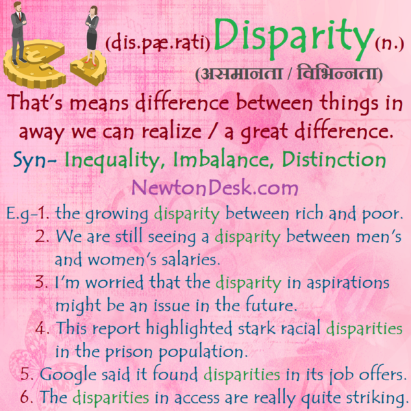 Disparity Meaning – A Great Difference
