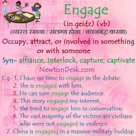 Engage Meaning – To Be Involved In Something