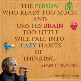 The Person Who Reads Too Much And Use Brain Too Little