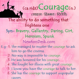 Courage Meaning – The Ability To Do Something