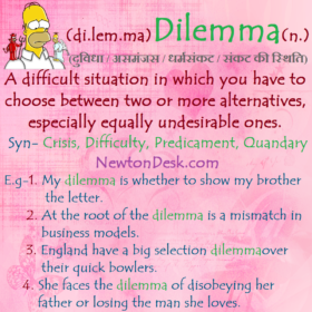 Dilemma – Choice Between Unfavorable Options