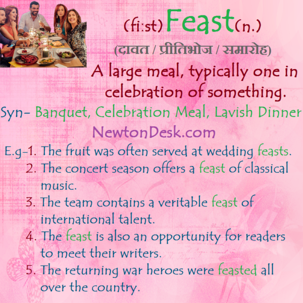 Feast – A Large Meal