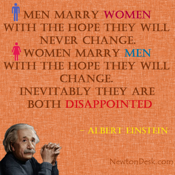 Men Marry Women With The Hope