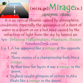 Mirage – When Hot Air Distorts Reflections of Distant Objects
