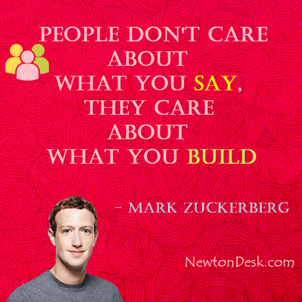People Don’t Care About What You Say