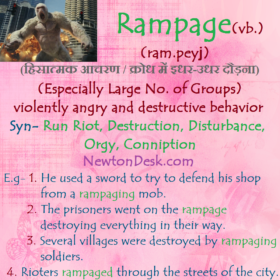 Rampage Meaning – Violently Angry And Destructive Behavior
