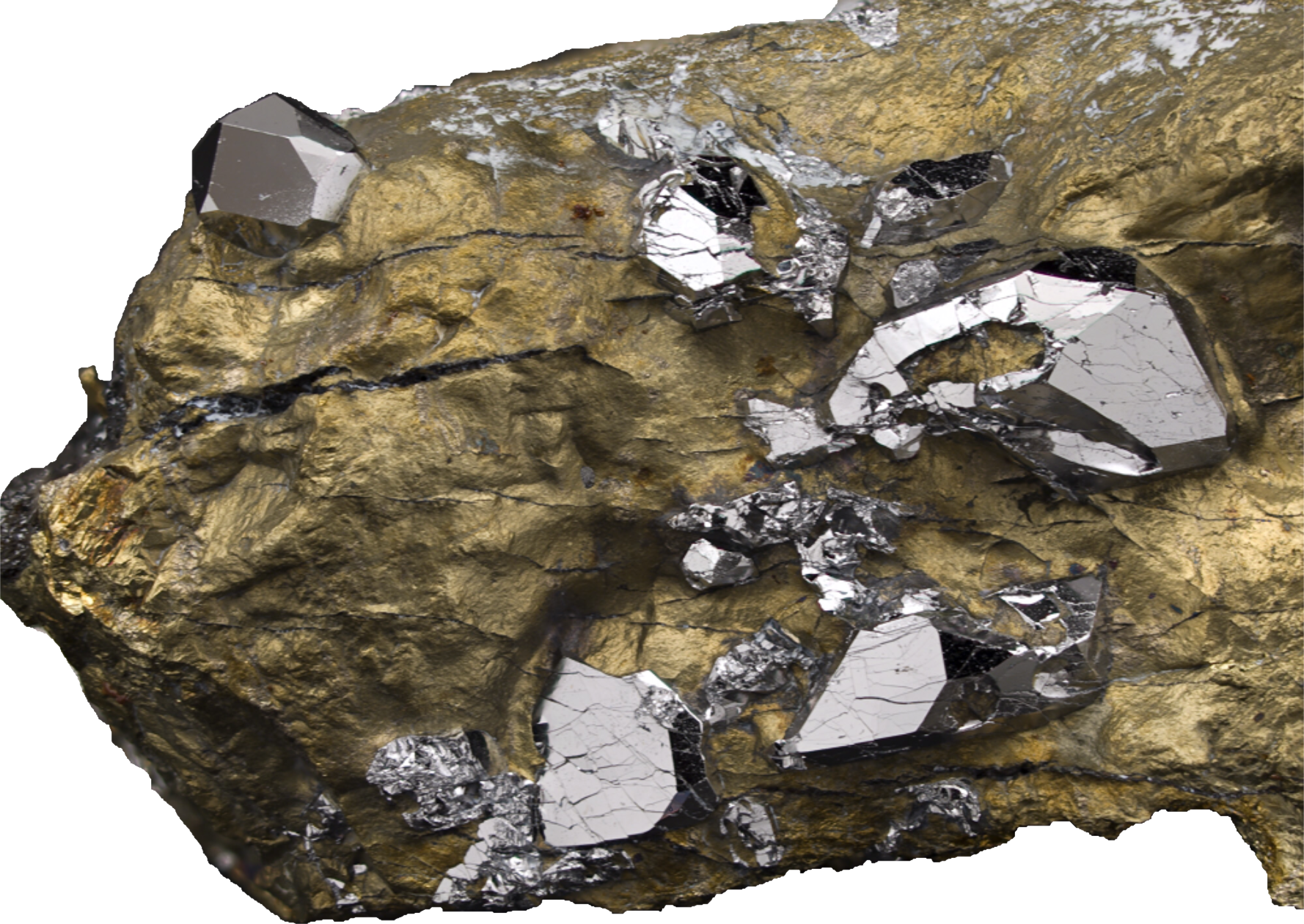 Sperrylite & Chalcopyrite mineral