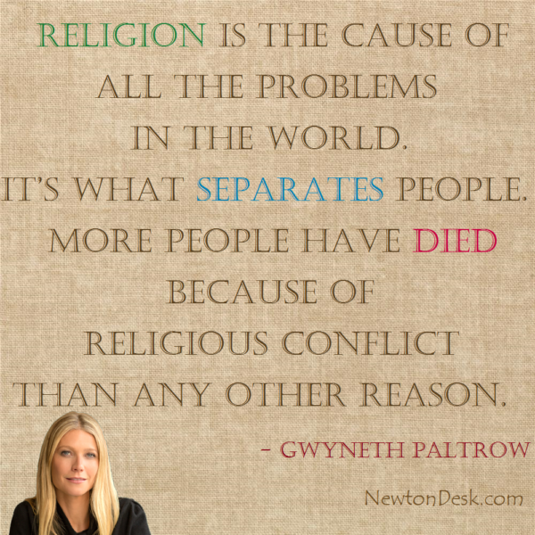 Religion Is The Cause Of All The Problem