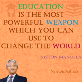 Education Is The Most Powerful Weapon By Nelson Mandela Quotes