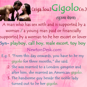 Gigolo Meaning – A Young Man Paid By Woman To Be Her Escort