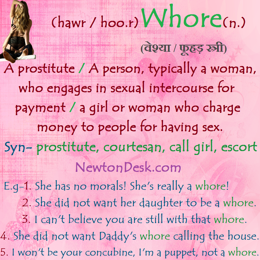 Whore Meaning pic