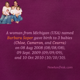 A Woman Named Barbara Soper Gave Birth On Magical date