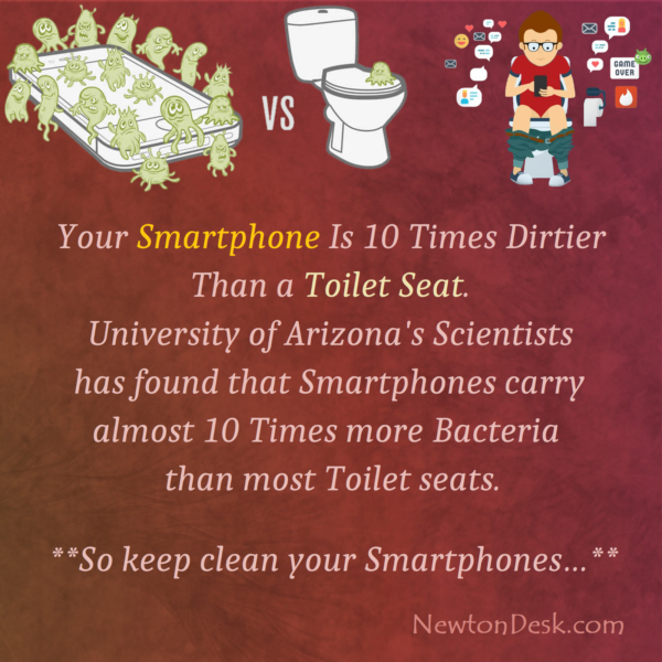 Is Really Smartphone Has More Bacteria Than A Toilet Seat