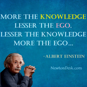More The Knowledge Lesser The Ego