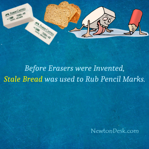 Eraserbread – Stale Bread as an Eraser To Rub Pencil Marks