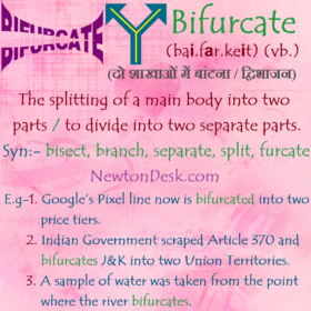 Bifurcate Meaning – To Divide Into Two Separate Parts