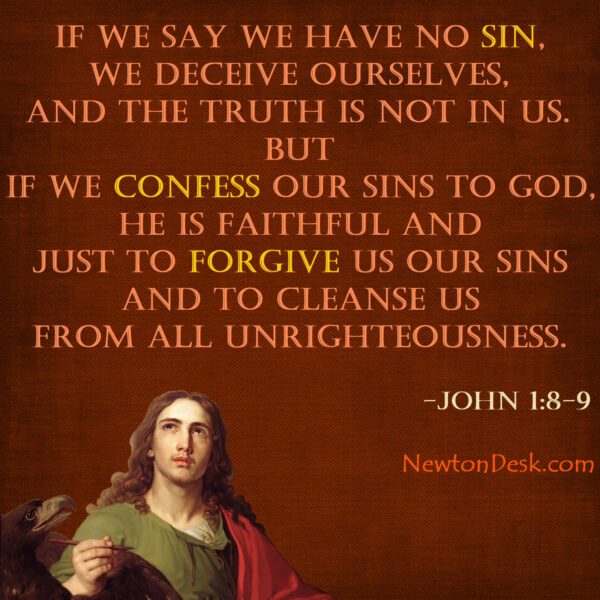 If We Confess Our Sins To God, He Forgive Us – 1 John 9 Verses Quotes