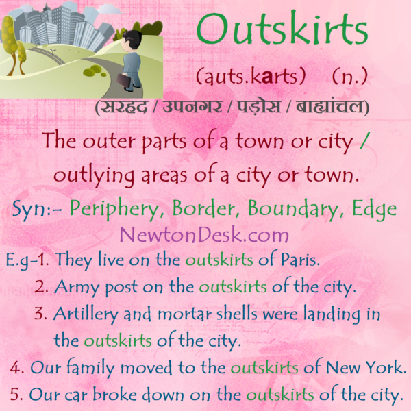 Outskirts Meaning – Outlying Areas of A City or Town
