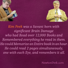Kim Peek The Real Rain Man – Savant Syndrome