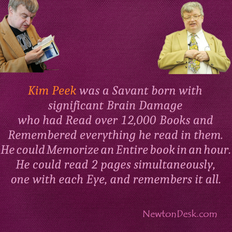 Kim Peek The Real Rain Man - Savant Syndrome - Human Facts