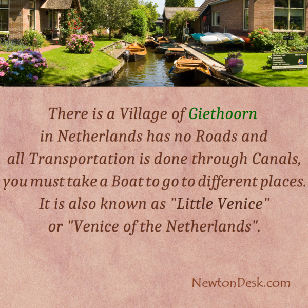 Giethoorn (Venice of The Netherlands) – The Village With No Roads