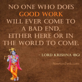 What Lord Krishna Said About Good Work – Bhagwat Geeta