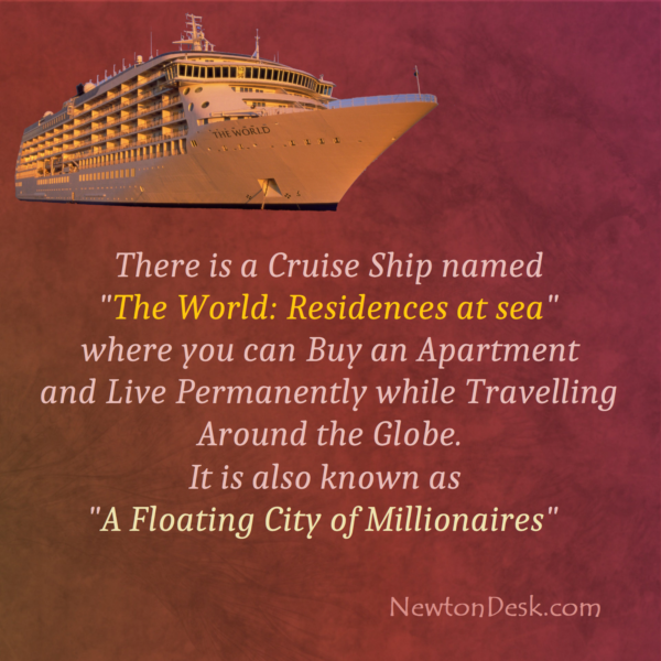 Cruise Ship The World: A Floating City of Millionaires