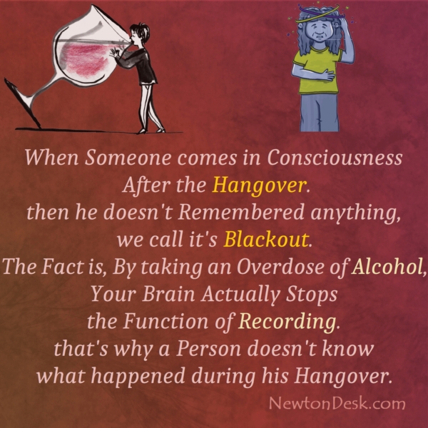 Memory Blackout By Taking Overdose of Alcohol