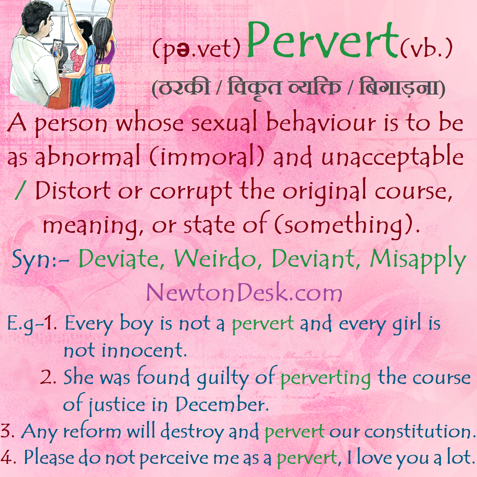 Meaning pervert