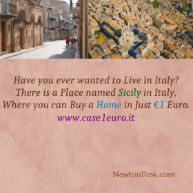 You Can Buy A House At Sicily Italy In Just €1 Euro