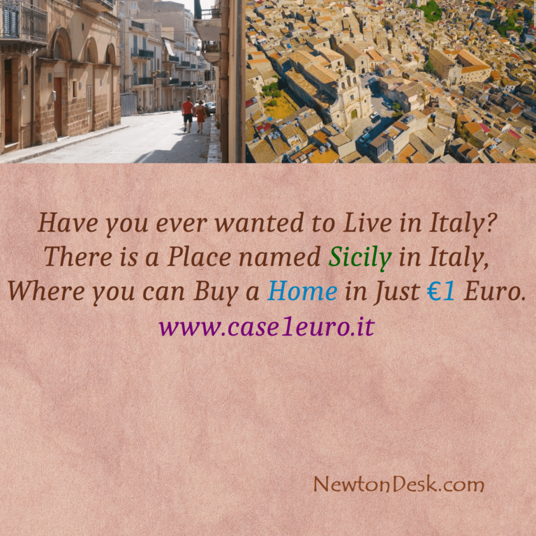 You Can Buy A House At Sicily Italy In Just € 1 Euro NewtonDesk
