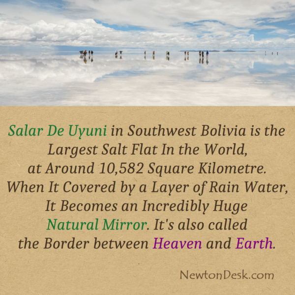 Salar De Uyuni or Salar De Tunupa In Bolivia Is the Largest Salt Flat