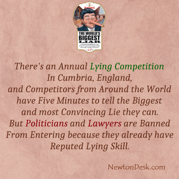 There’s An Annual Worlds Biggest Liar Competition In Cumbria, England