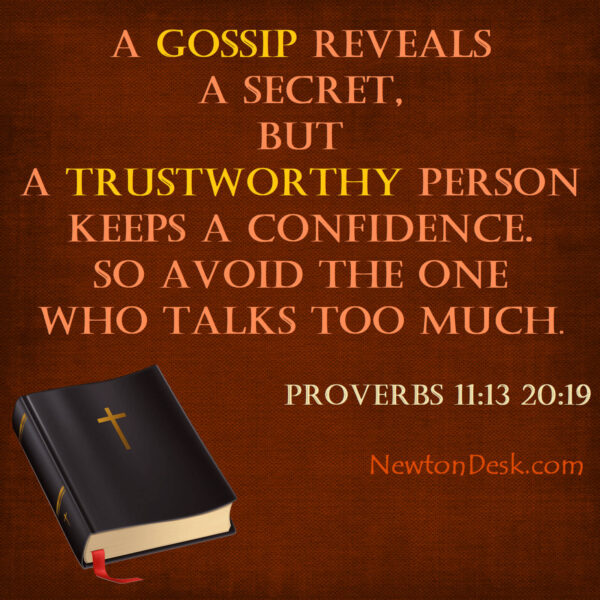 A Gossip Reveals A Secret Not Confidence