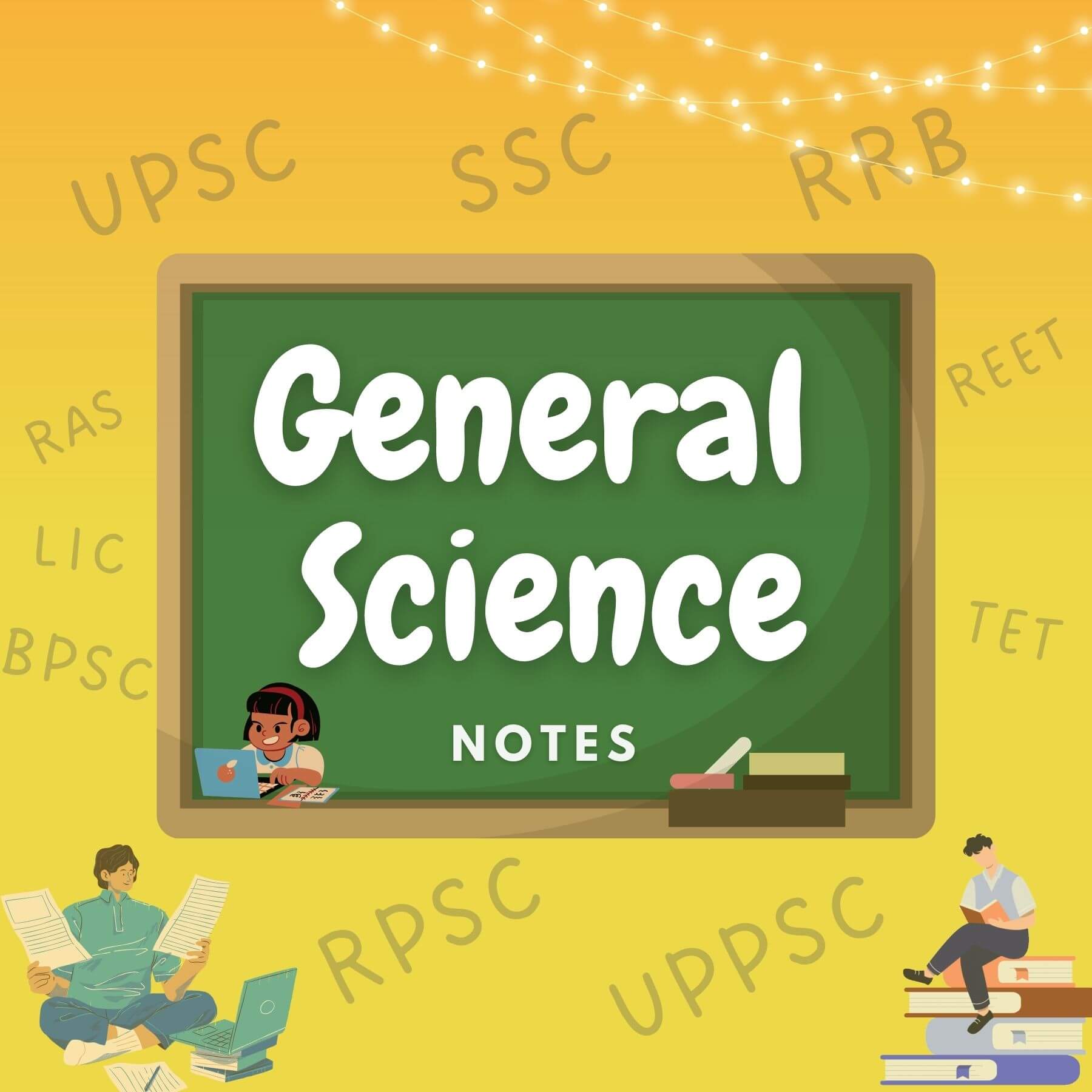 General Science (Handwritten) Notes PDF In Hindi & English - QnA