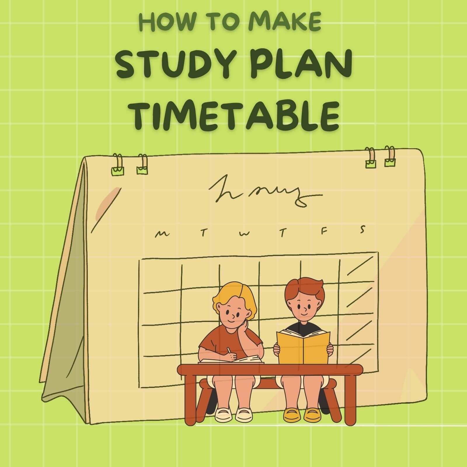 how to make best study plan timetable