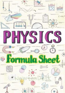 A Level Physics Formula Sheet (Aesthetic) PDF JEE | NEET