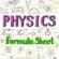 A Level Physics Formula Sheet (Aesthetic) PDF JEE | NEET